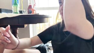 My girlfriend saw how I'm cheating on her and she liked it