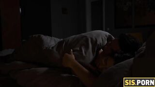 SISPORN. Cutie wakes up stepbrother and they have taboo sex