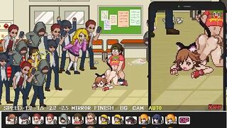 School Dot Fight animations