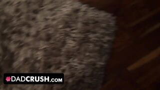 Dad Crush - Petite Teen Sucks Stepdad’s Big Cock