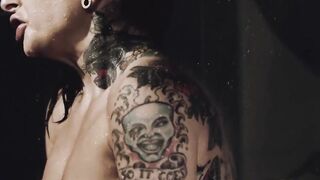Beautiful Stoya feasts on inked lesbians wet pussy
