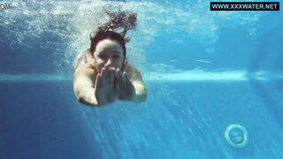 Kittina Clairette hot Hungarian teen underwater