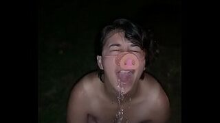Piss shower for a Pig