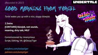 [UNDERTALE] Toriel - Good Morning Blowjob | Erotic Audio Play by Oolay-Tiger