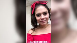 Natural Horny Latina TEEN Babe Violet Starr Seduces POV