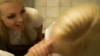 Army blowjob blonde