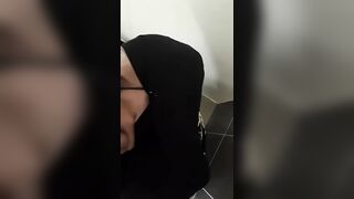 Awek Tudung Hitam Sange Di office