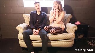 Submissive Sweetheart Caged and Whipped by her Master