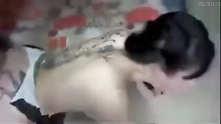 She takes her foot