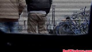 Doggystyled amsterdam hooker fucks tourist