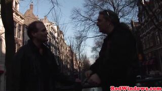 Real hooker creampied in Amsterdam