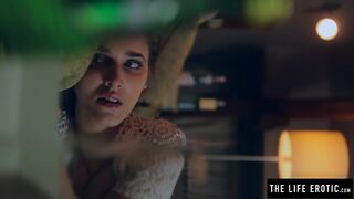 Puffy nippled milf masturbating really hard
