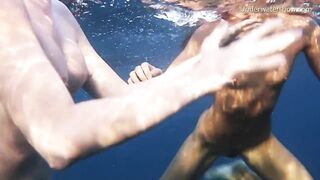 Enjoy Aneta in every pose in the pool