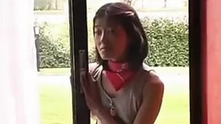 French and Asian Girlscouts Get Donation from Older Man