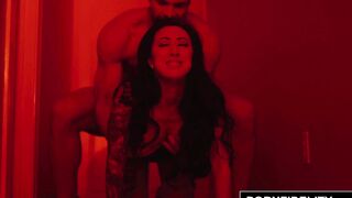 PORNFIDELITY Goth Girl Lily Lane Swallows Big Cock