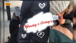 A stranger at a ski resort gave me a nice blowjob