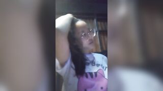 Asian girl at home alone and bored masturbates 16