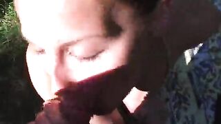 Charming college school girl drinking beer and fresh cum