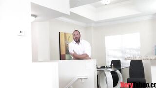 step Mommy tries to cheer up step son with step dad's permission