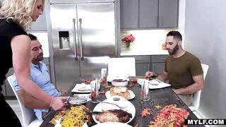 Hot 3some with Busty MILF neighbor Phoenix Marie
