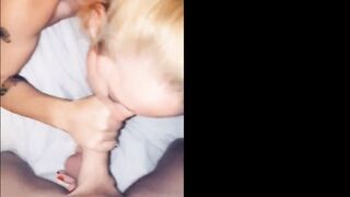 Milf gets fucked in front of her husband mfm