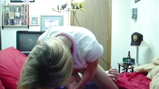 Dom Wife Sits on Hubby's Face and Cums