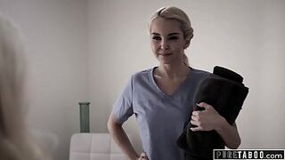 PURE TABOO College Girl Fucking Masseuse & Her Husband