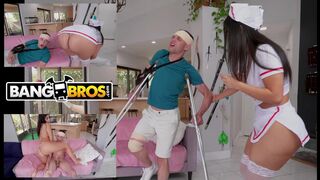 BANGBROS - Busty Mexican Healthcare Worker With Big Ass Hanging Out Her Uniform Goes The Extra Mile For Client