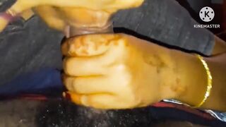 a wonderful blowjob done by my darling