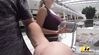 Katerina Hartlova Come with me Shooping and Changing Room in Mall