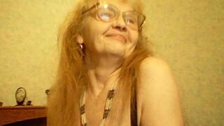 Red-haired gran Chris has her own way of caring for her face
