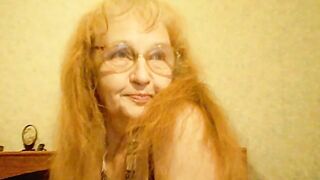 Red-haired gran Chris has her own way of caring for her face