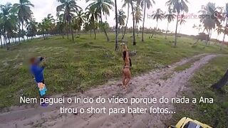 GOING TO WATCH ANOTHER SUNSET TOGETHER WITH A LITTLE EXHIBITIONISM IN PONTAL DO MARACAIPE