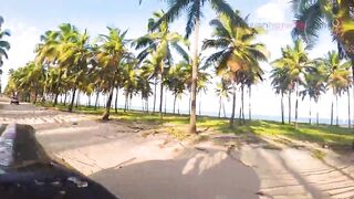 GOING TO WATCH ANOTHER SUNSET TOGETHER WITH A LITTLE EXHIBITIONISM IN PONTAL DO MARACAIPE