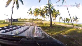 GOING TO WATCH ANOTHER SUNSET TOGETHER WITH A LITTLE EXHIBITIONISM IN PONTAL DO MARACAIPE